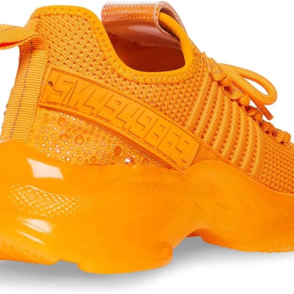 STEVE MADDEN Maxima Orange Sneakers - Picture 4 of 5